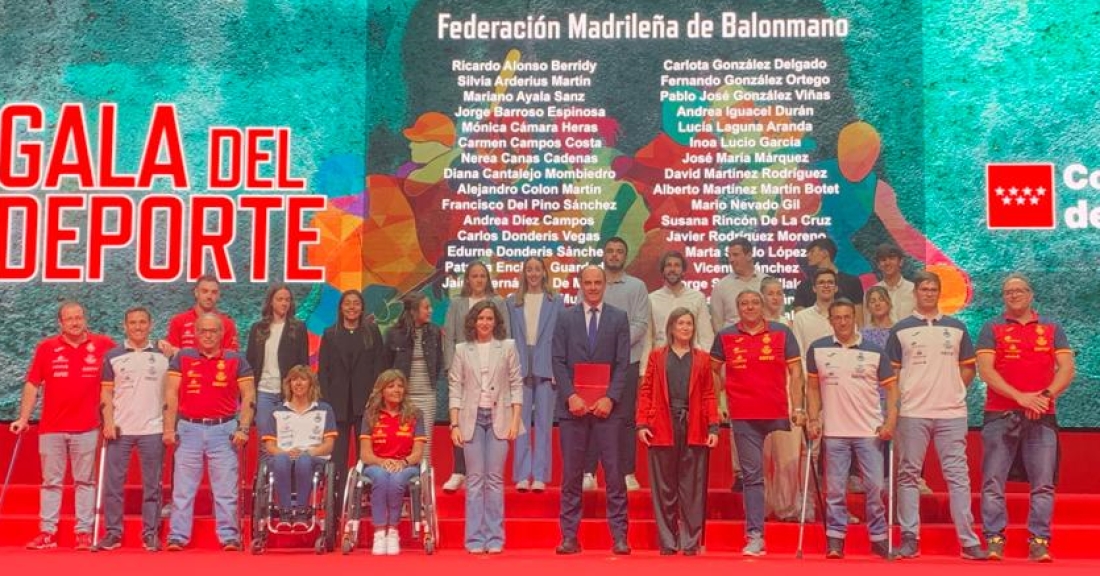 Nuestra vecina Susana Rincón de la Cruz, fue premiada junto con la Federación Madrileña de Balonmano en la Gala del Deporte de la Comunidad de Madrid.