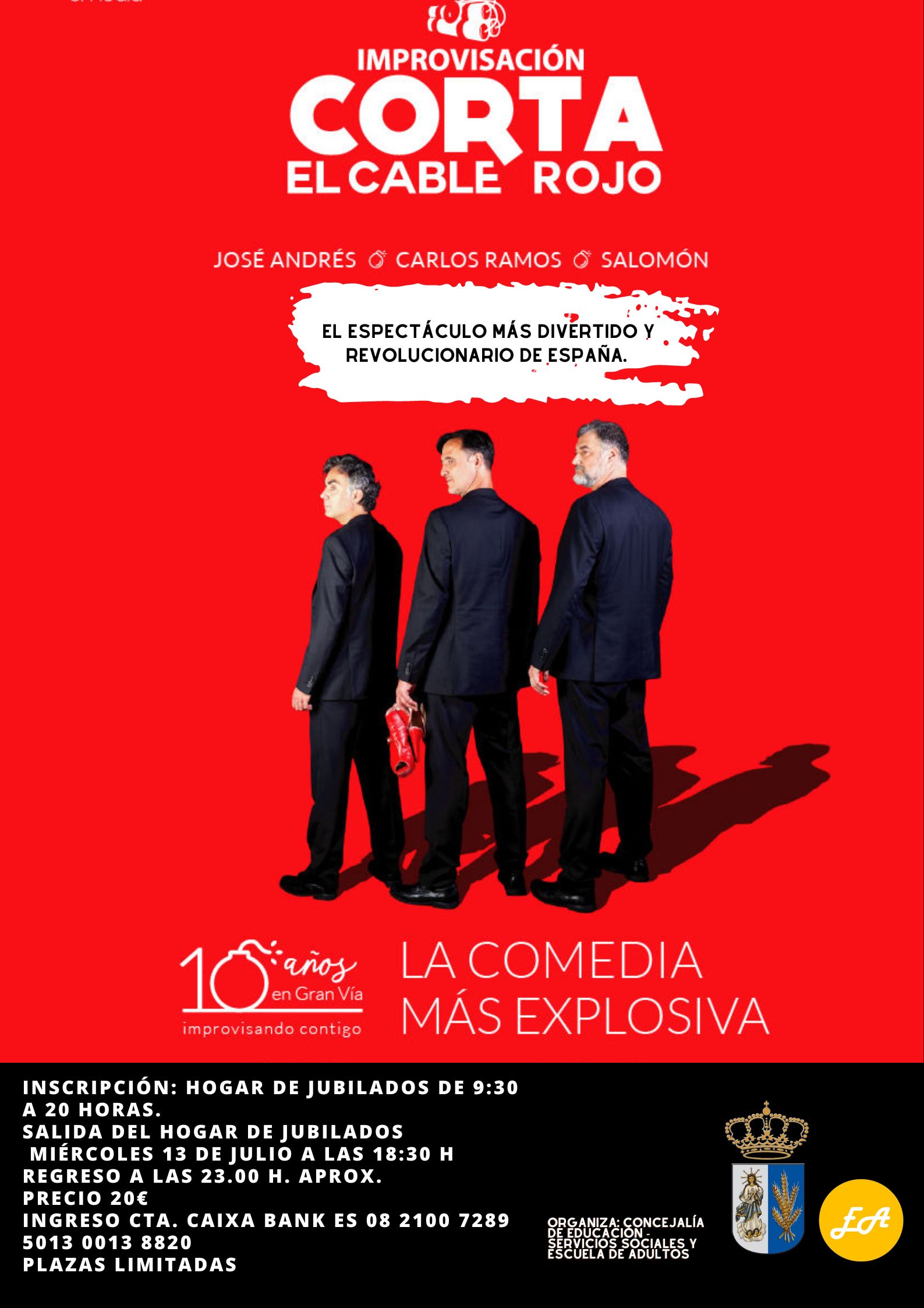 CARTEL TEATRO COMEDIA JULIO1