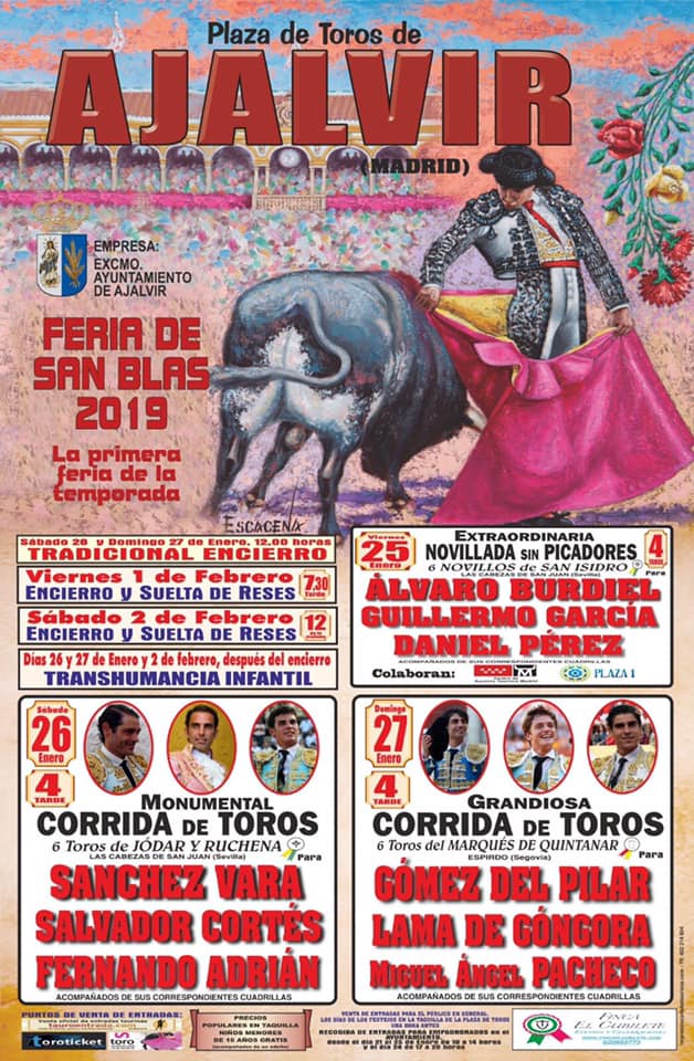 Cartel Feria Taurina 2019
