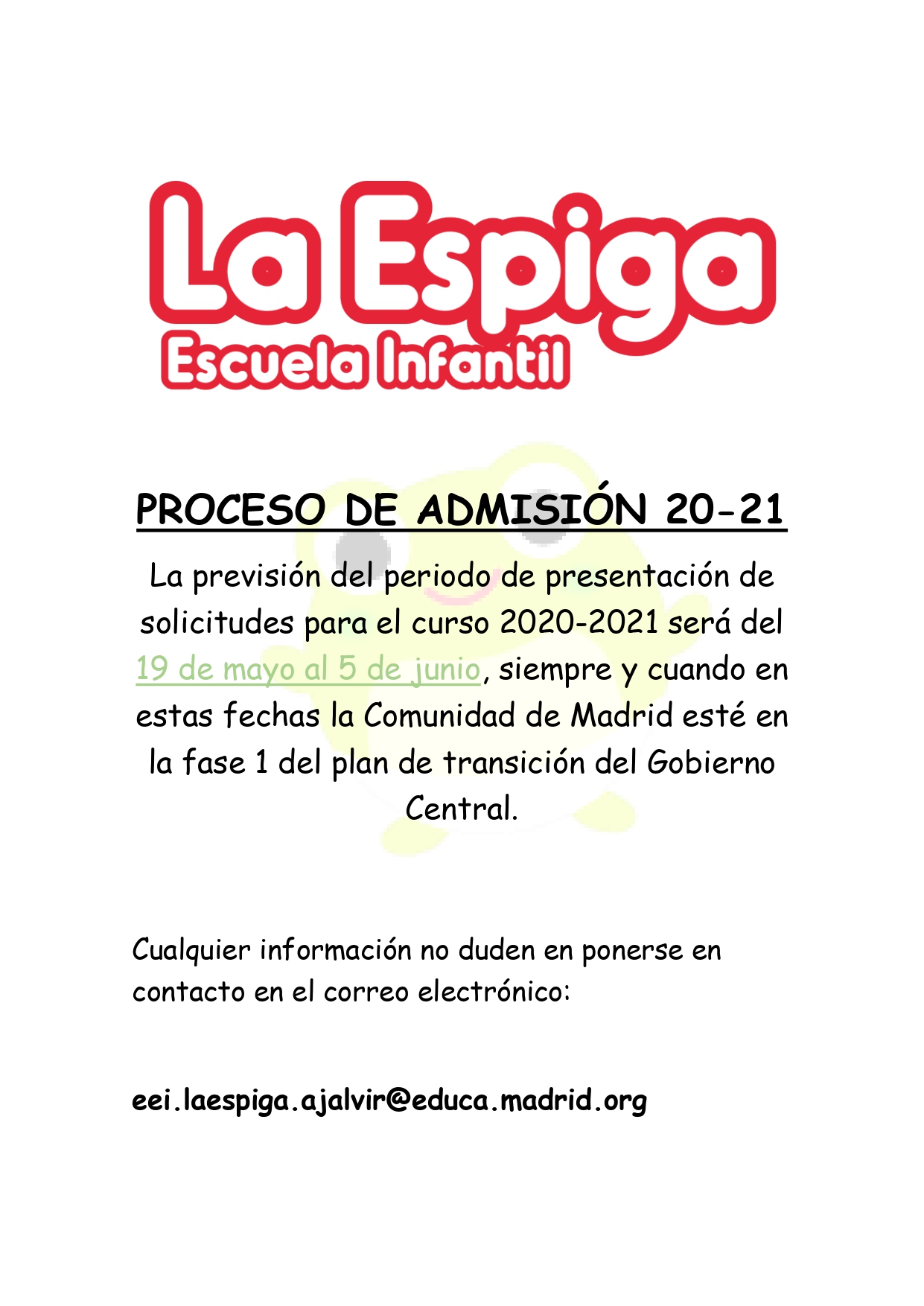 PROCESO ADMISIÓN LA ESPIGA page 0001