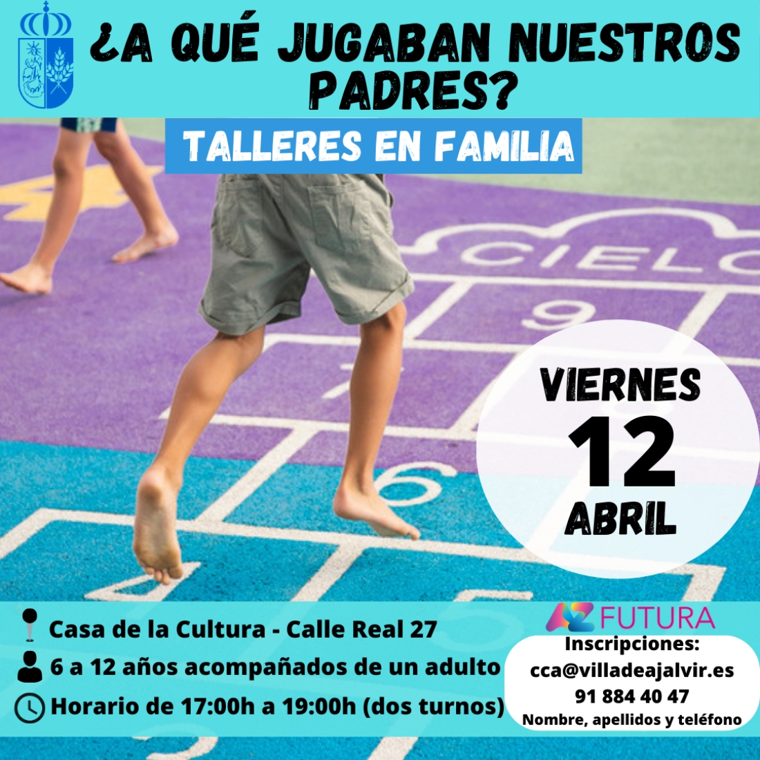 TALLERES EN FAMILIA 12 DE ABRIL