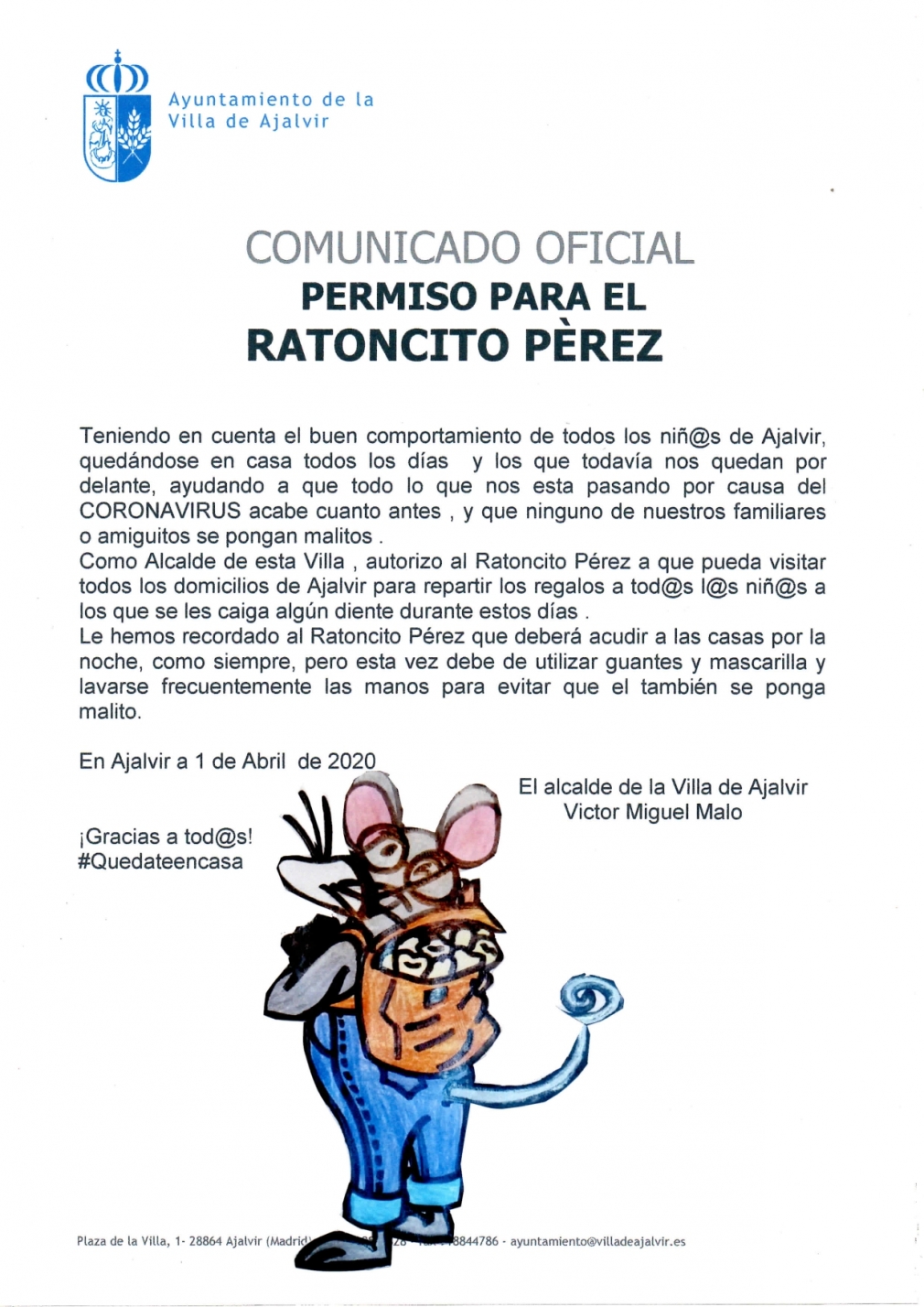 RECOGIDA DE DIENTES DEL RATONCITO PEREZ