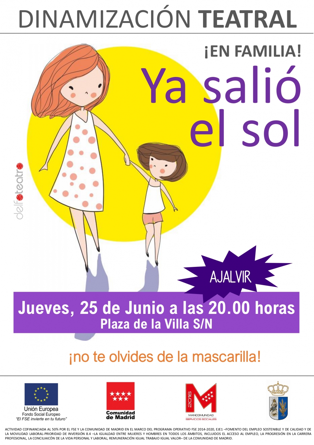 DINAMIZACIÓN TEATRAL ¡EN FAMILIA!