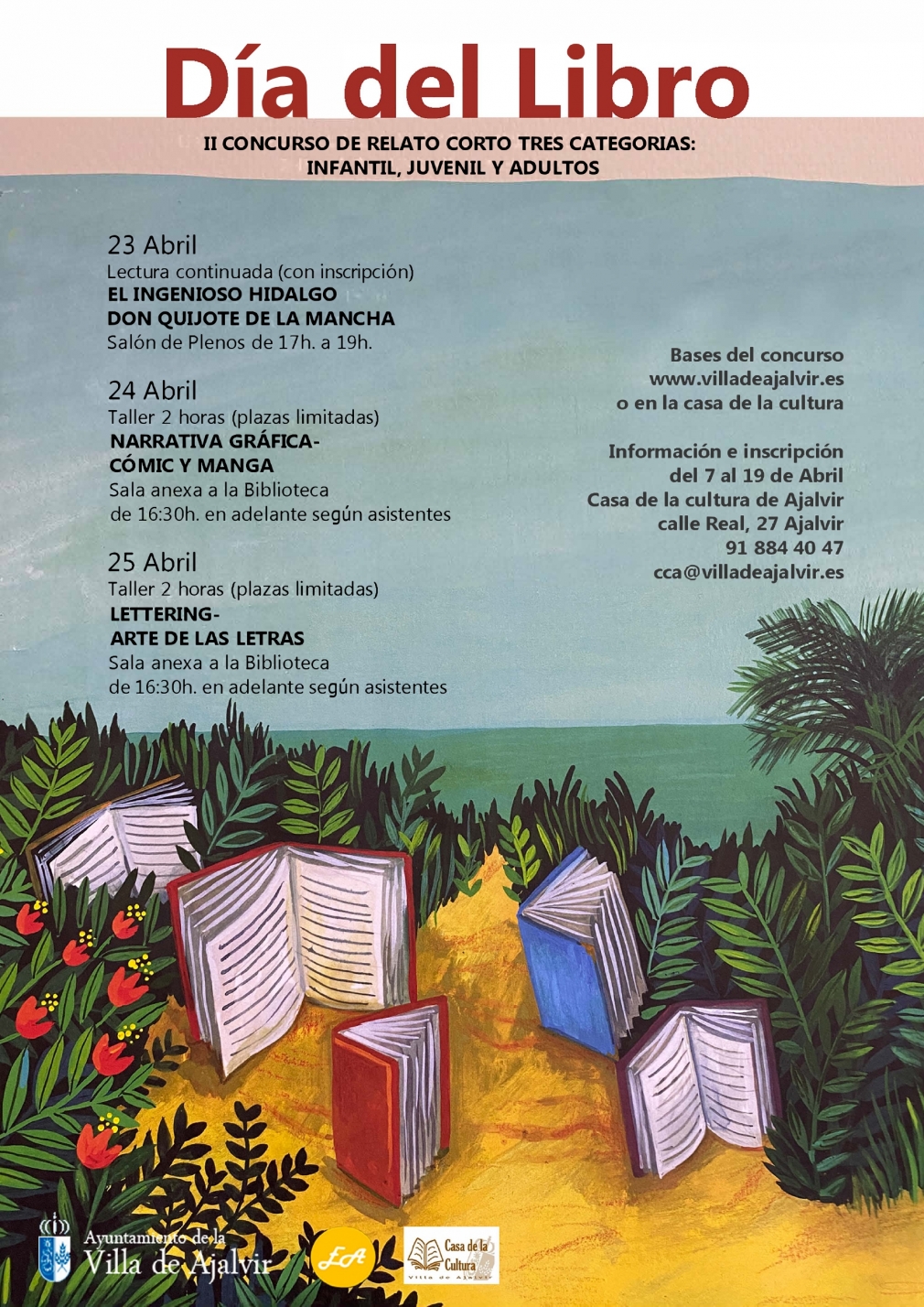 ACTIVIDADES PROGRAMADAS POR EL DIA DEL LIBRO