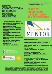 ¡CURSO GRATUITO DEL AULA MENTOR!