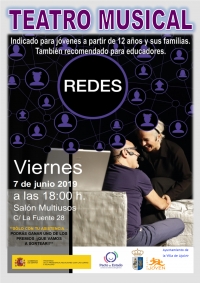 Teatro Musical "Redes" en el Salón Multiusos. Viernes 7 de Junio