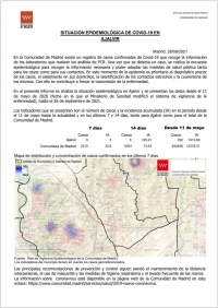 INFORME DE SITUACIÓN EPIDEMIOLÓGICA DE COVID-19  A 28 DE SEPTIEMBRE 2021