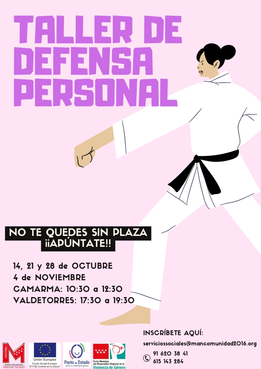 TALLER DE DEFENSA PERSONAL - MANCOMUNIDAD 2016