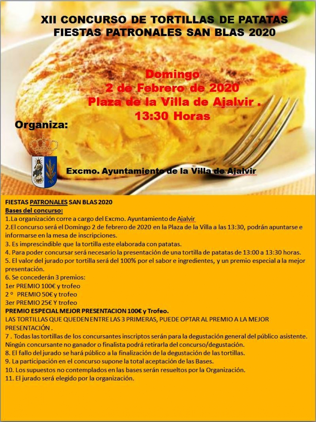 CONCURSO DE TORTILLAS DE PATATAS