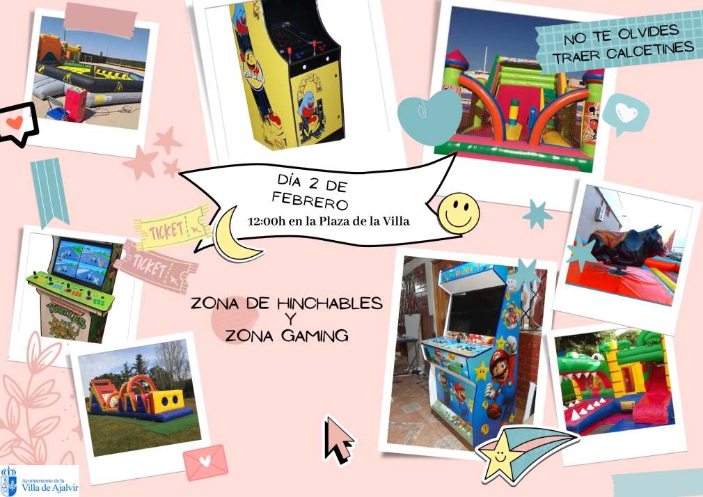 ZONA DE HINCHABLES Y GAMING