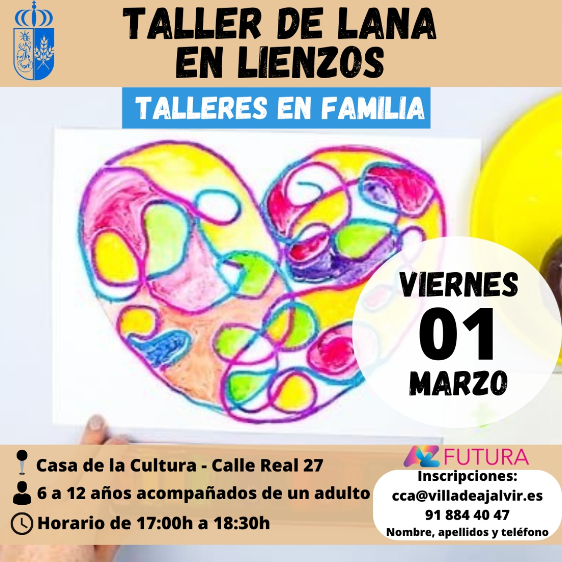 TALLER EN FAMILIA 1 DE MARZO