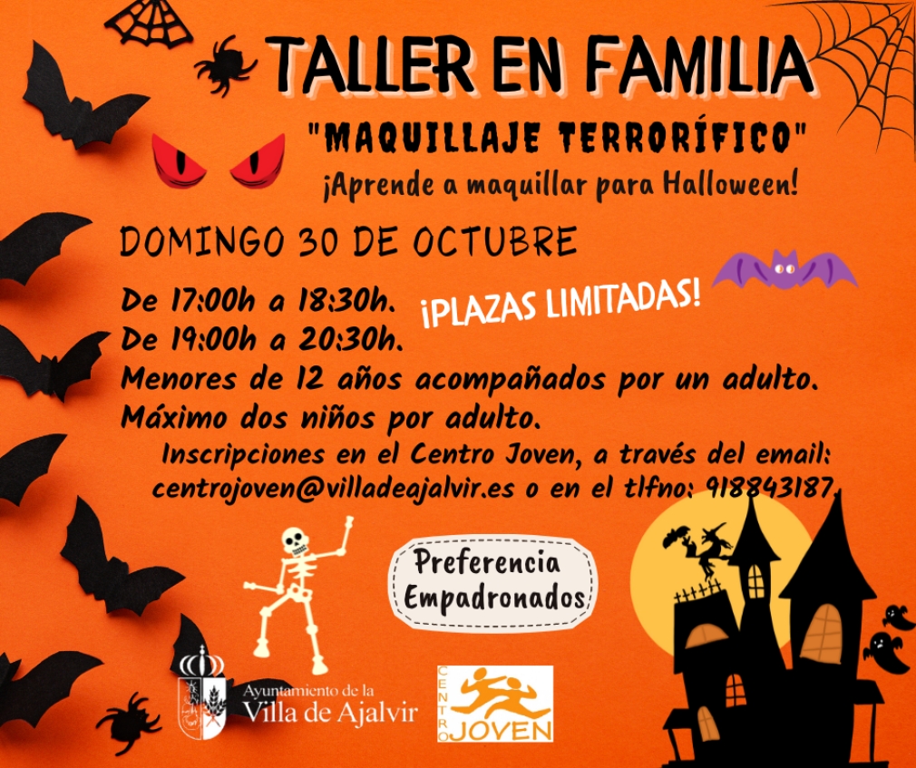 TALLER DE MAQUILLAJE EN FAMILIA