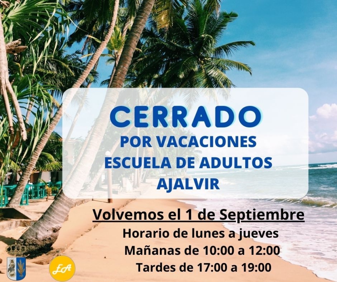 CERRADO POR VACACIONES