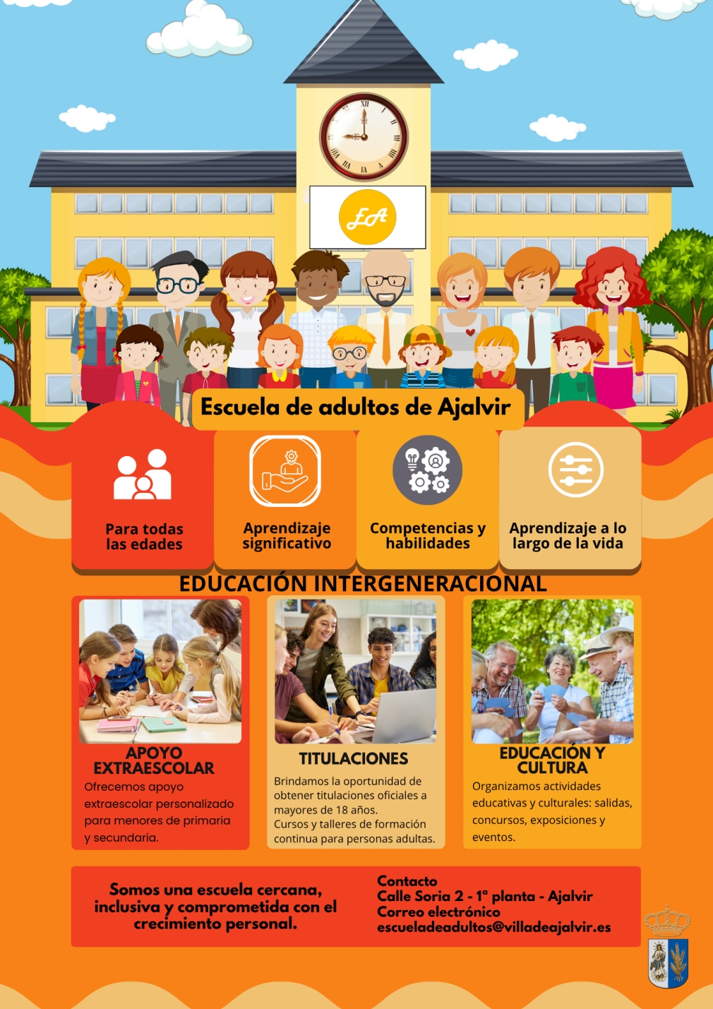 ¡ÚNETE A NUESTRO EQUIPO EDUCATIVO EN AJALVIR!