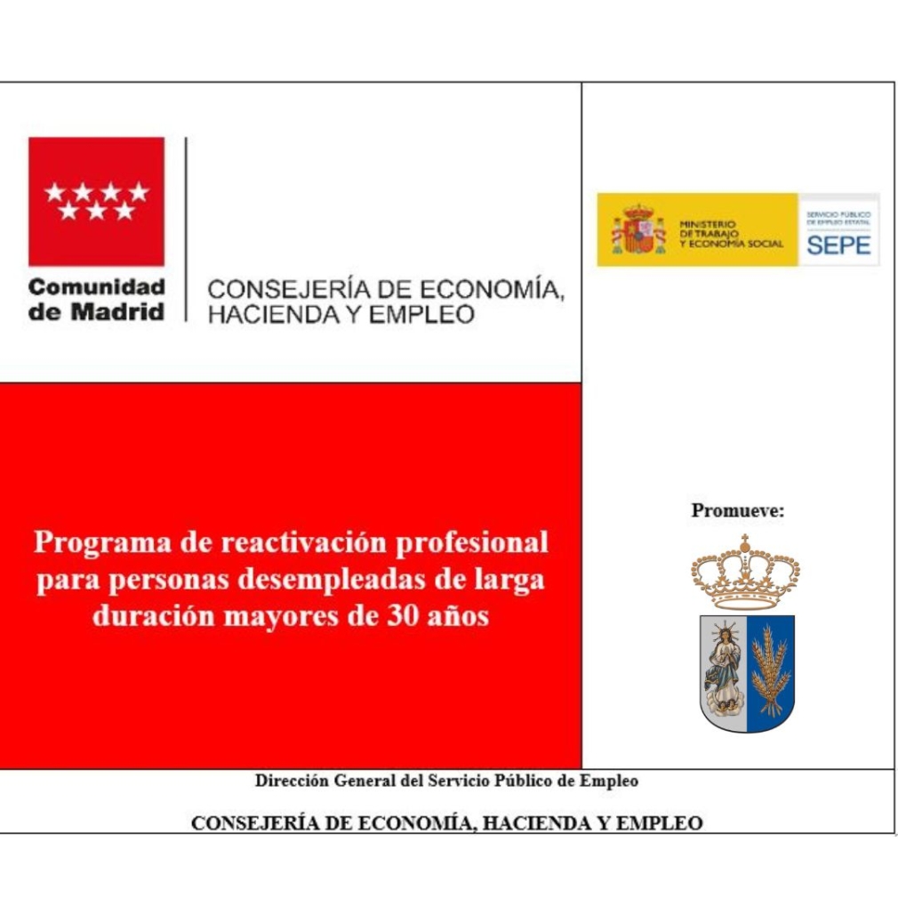 Programa de Reactivación Profesional para personas desempleadas de larga duración mayores de 30 años, para el año 2022.