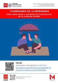 Taller online ‘Guardianes de la esperanza: mitos y realidades en la prevención de la conducta suicida’.