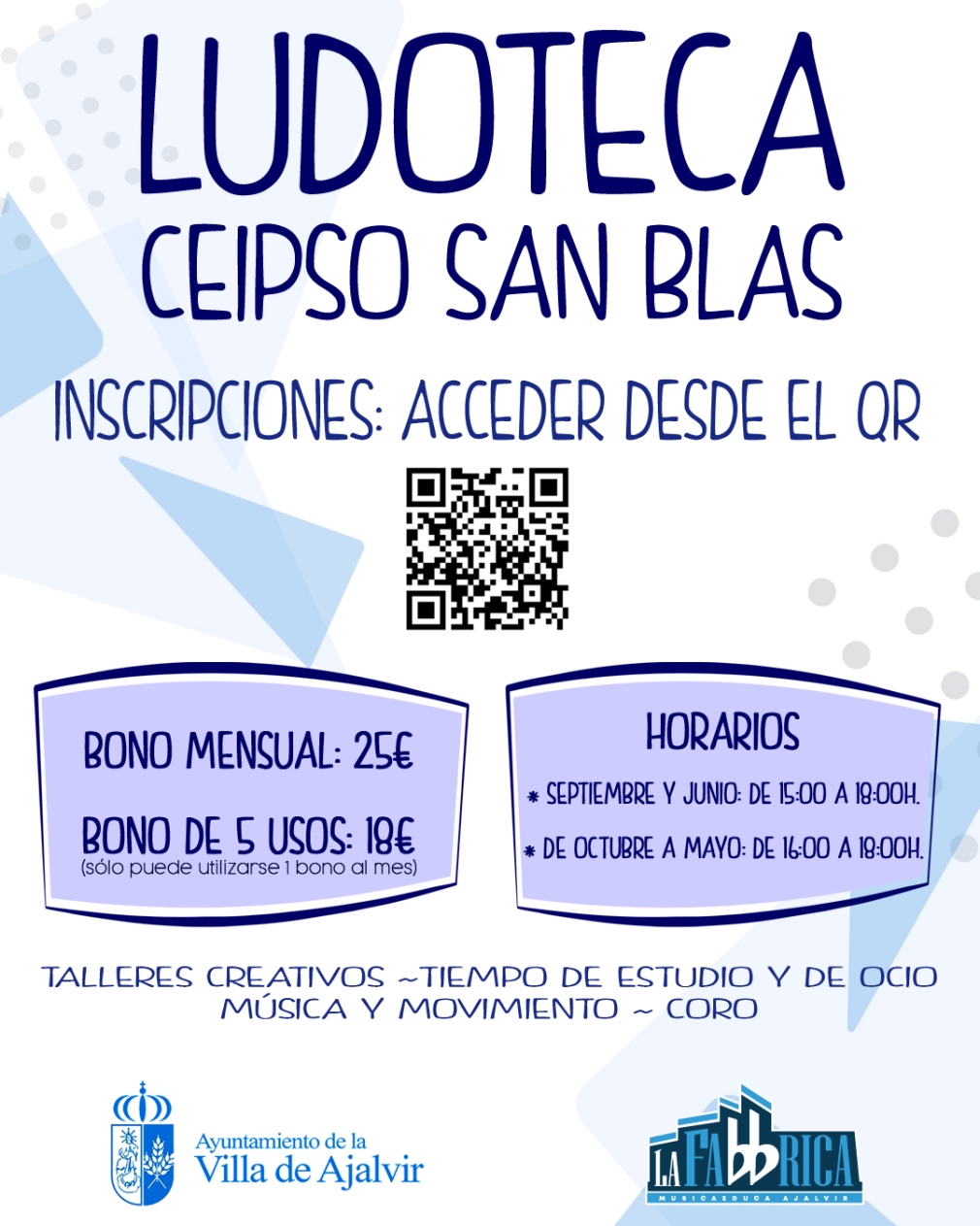 Ludoteca del CEIPSO San Blas de Ajalvir curso 2023-2024