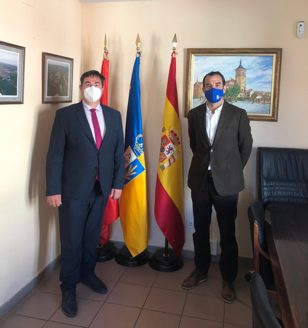 El Director General de Administración Local de la Comunidad de Madrid visita la Villa de Ajalvir