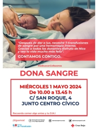 ¡DONA SANGRE!