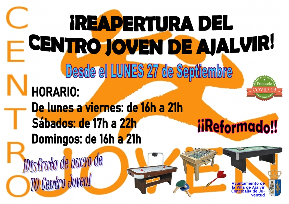 REAPERTURA CENTRO JOVEN