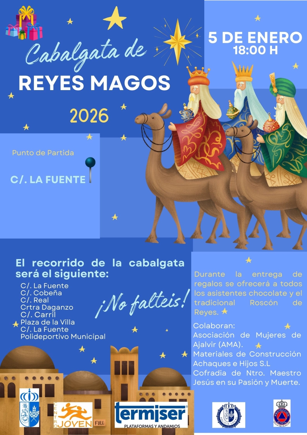 Cabalgata de Reyes Magos 2026