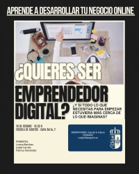 ¿QUIERES SER EMPRENDEDOR DIGITAL?