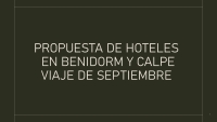 INFORMACIÓN IMPORTANTE – VIAJE MAYORES