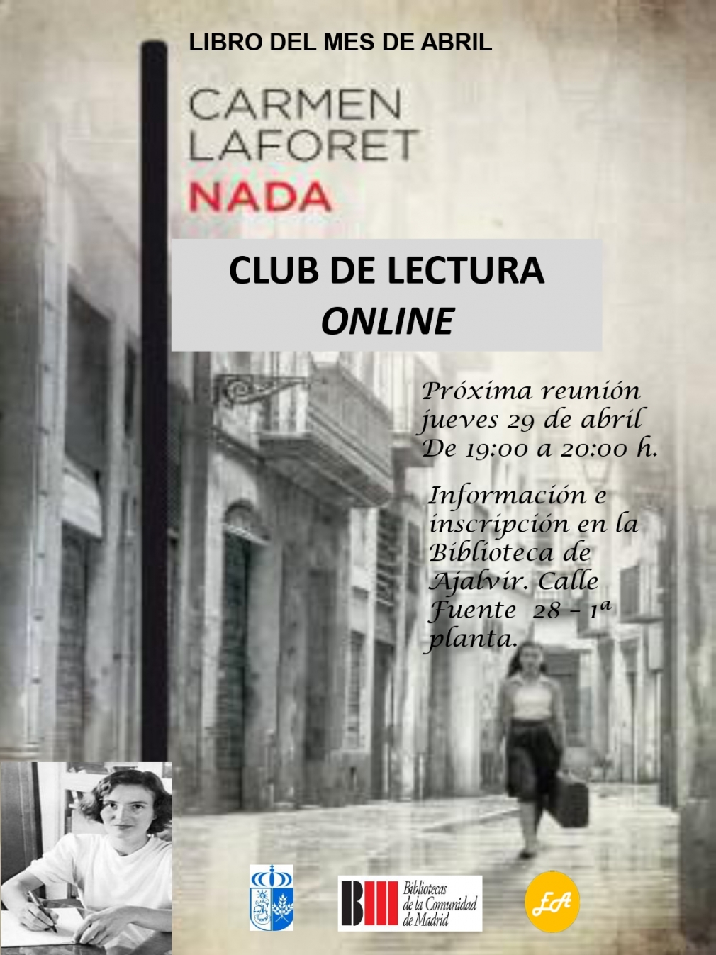 CLUB DE LECTURA ON LINE MES DE ABRIL