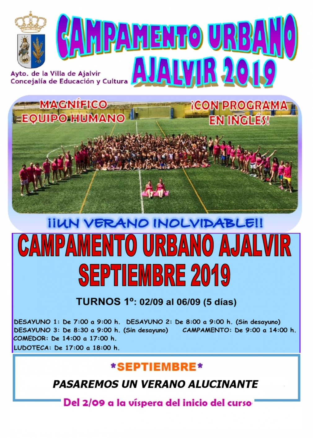 Campamento Urbano Ajalvir - Septiembre 2019