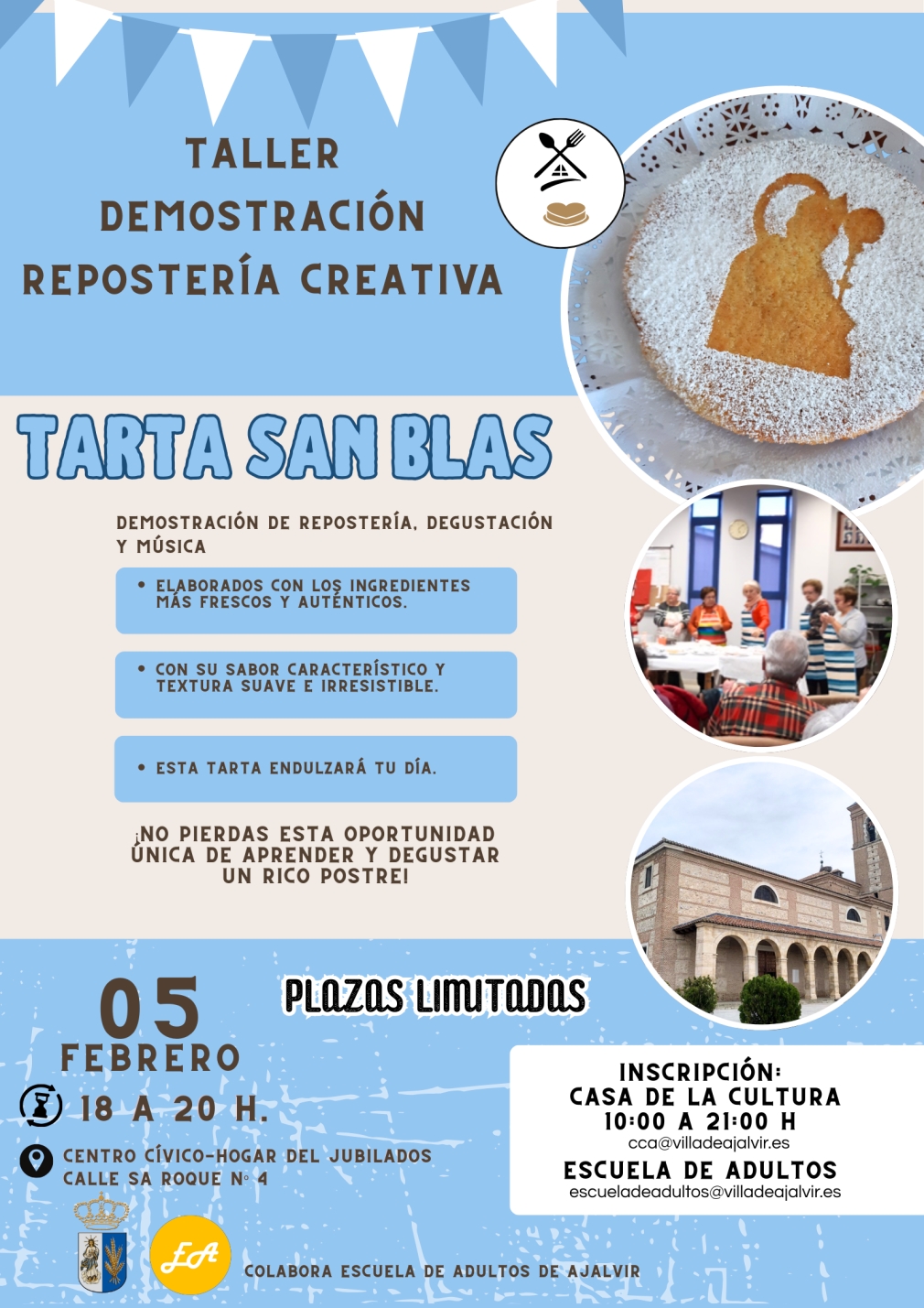 TALLER DEMOSTRACIÓN REPOSTERÍA CREATIVA