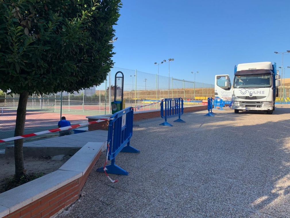 INICIO DE OBRAS EN EL POLIDEPORTIVO MUNICIPAL