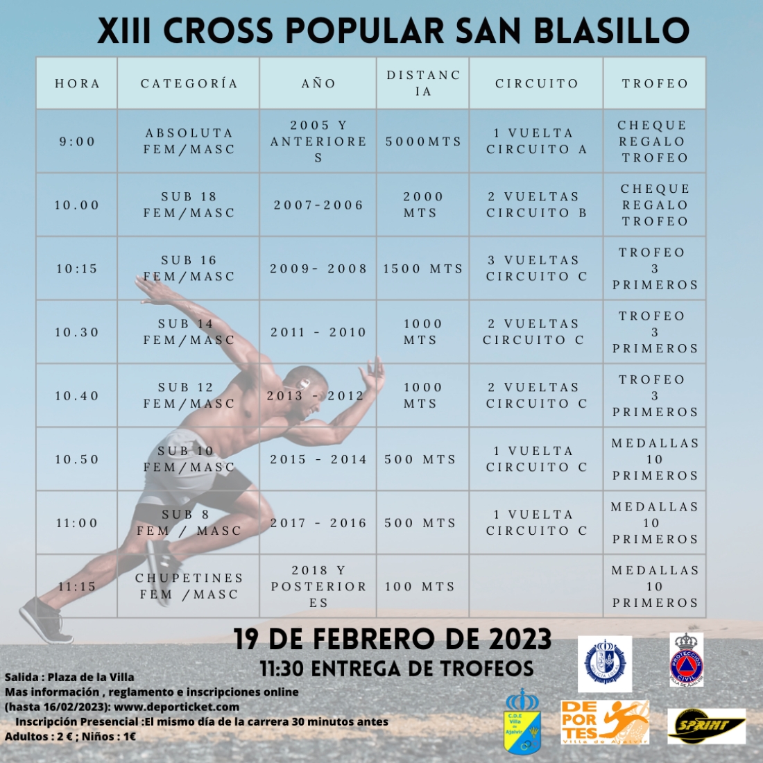 XIII CROSS POPULAR SAN BLASILLO