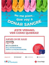 No me pises… Que voy a DONAR SANGRE