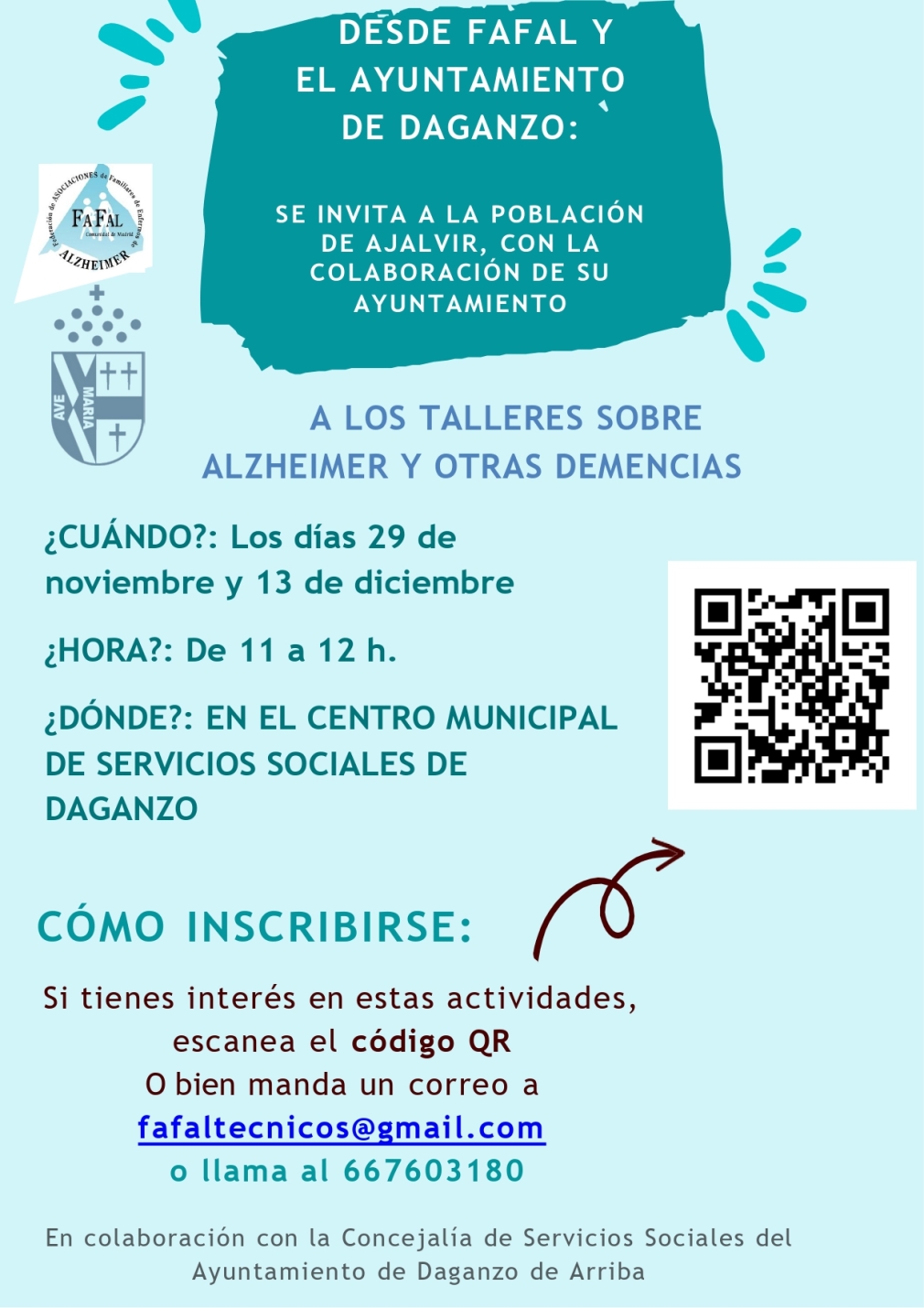 TALLER SOBRE ALZHEIMER Y OTRAS DEMENCIAS