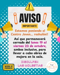 AVISO IMPORTANTE | CENTRO JOVEN DE AJALVIR
