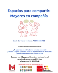 ESPACIOS PARA COMPARTIR MAYORES EN COMPAÑÍA