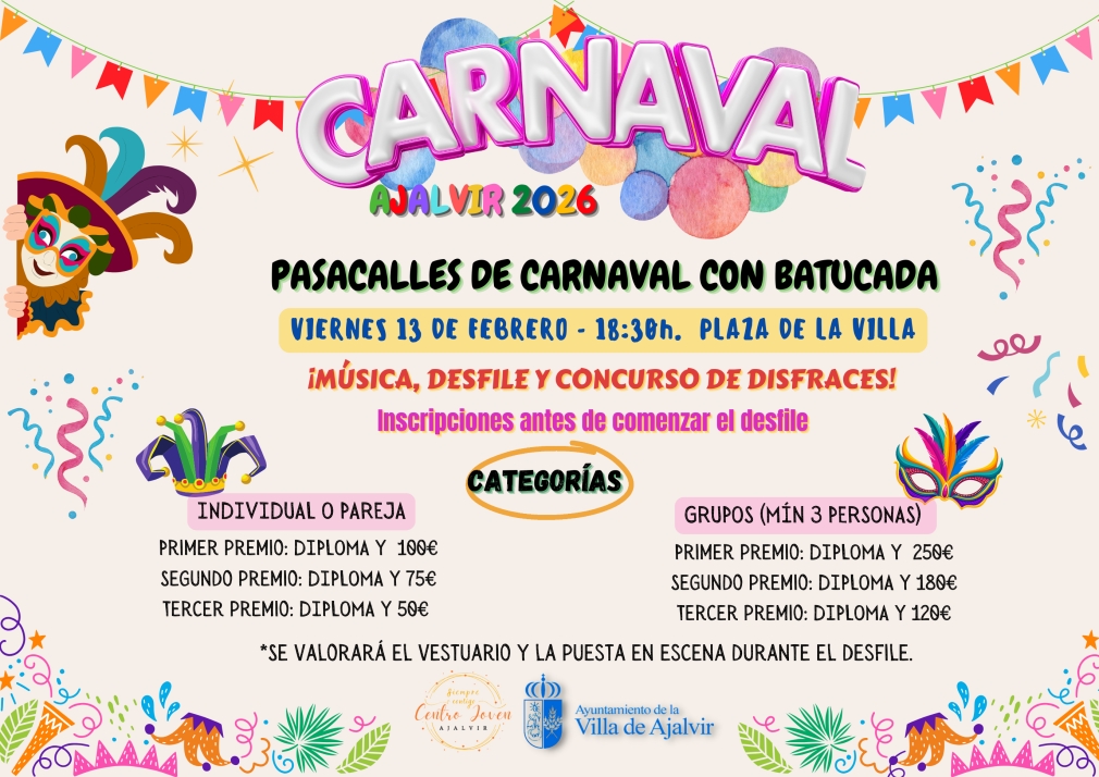 ¡El Carnaval llega a Ajalvir!