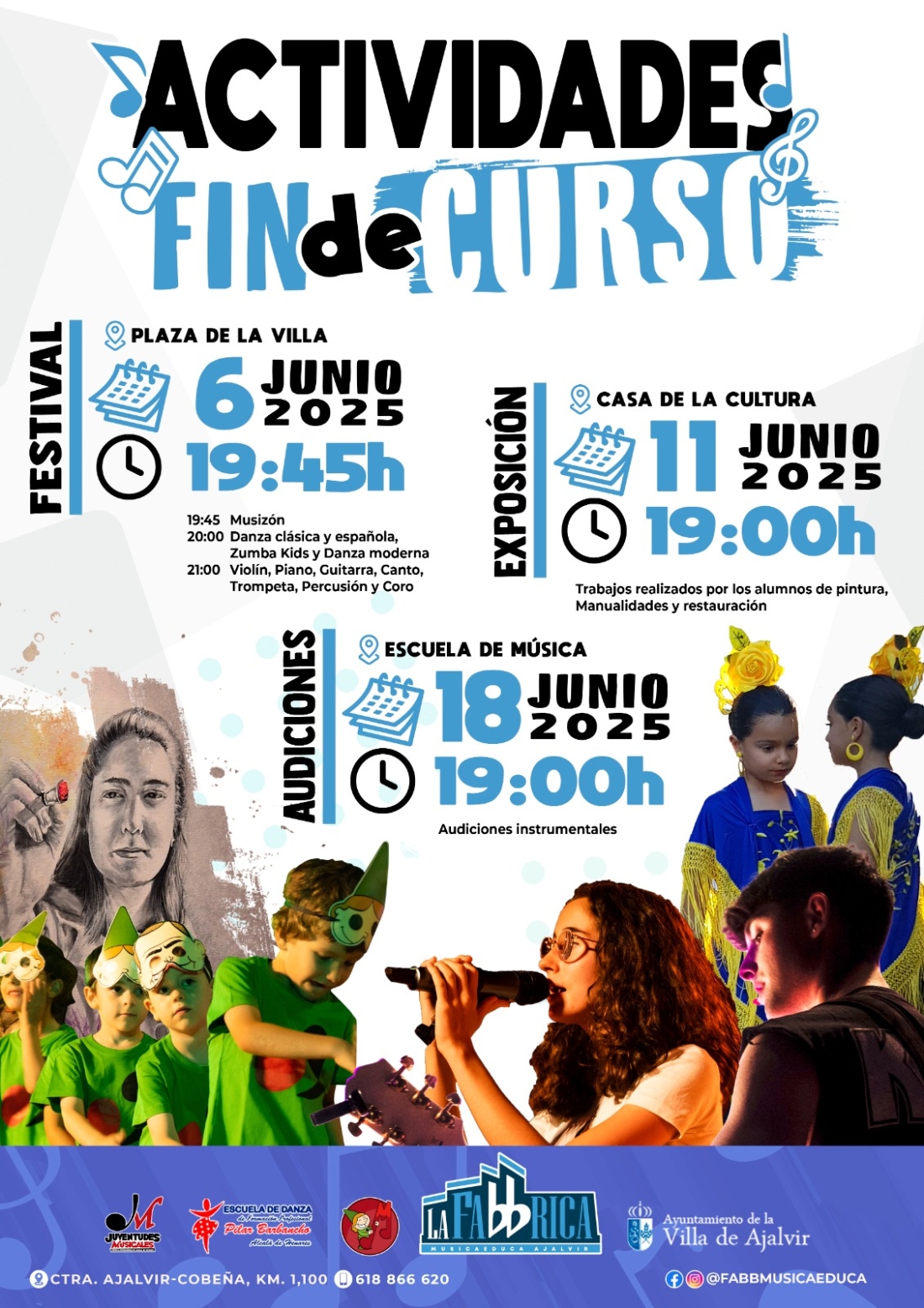 ACTIVIDADES FIN DE CURSO EN LA ESCUELA MUNICIPAL LA FABBRICA