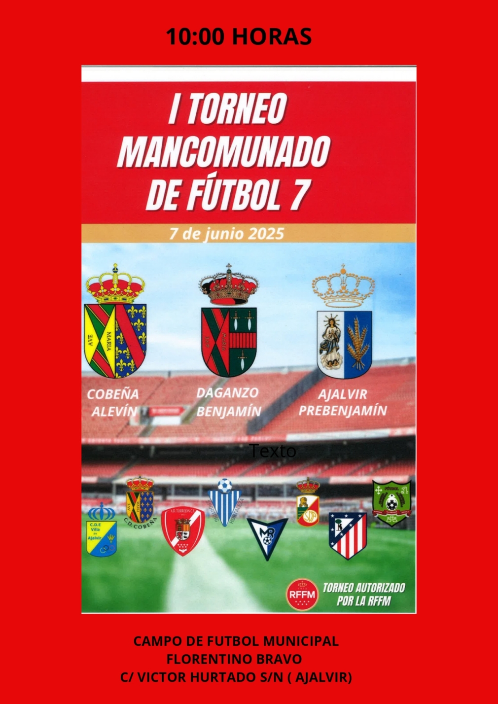 I TORNEO DE FUTBOL MANCOMUNADO FUTBOL 7