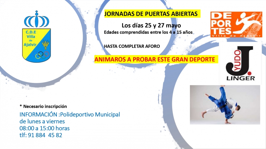 JORNADAS DE PUERTAS ABIERTAS YUDO