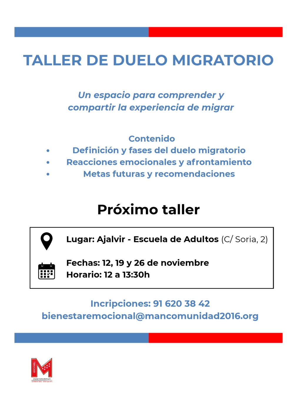 TALLER DE DUELO MIGRATORIO