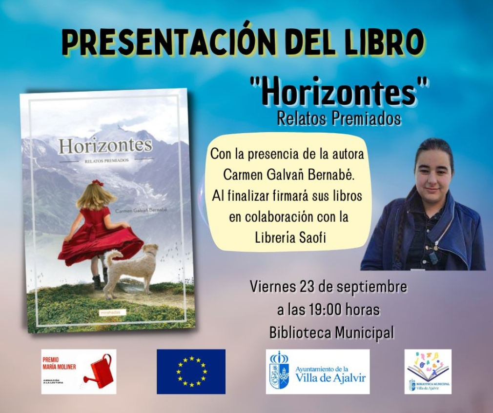 Presentación del Libro &quot; HORIZONTES&quot; de Carmen Galvañ Bernabé.