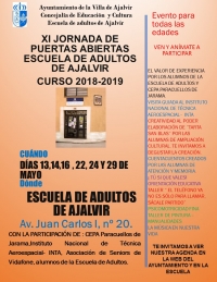 XI Jornadas de Puertas Abiertas de la Escuela de Adultos