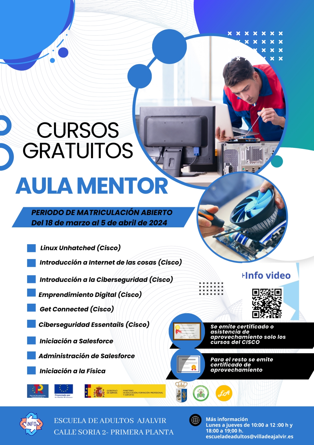 AULA MENTOR CURSOS GRATUITOS