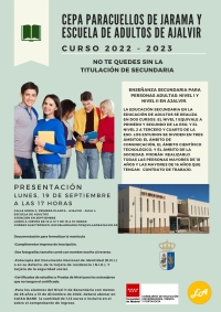 ESCUELA DE ADULTOS CURSO 22/23