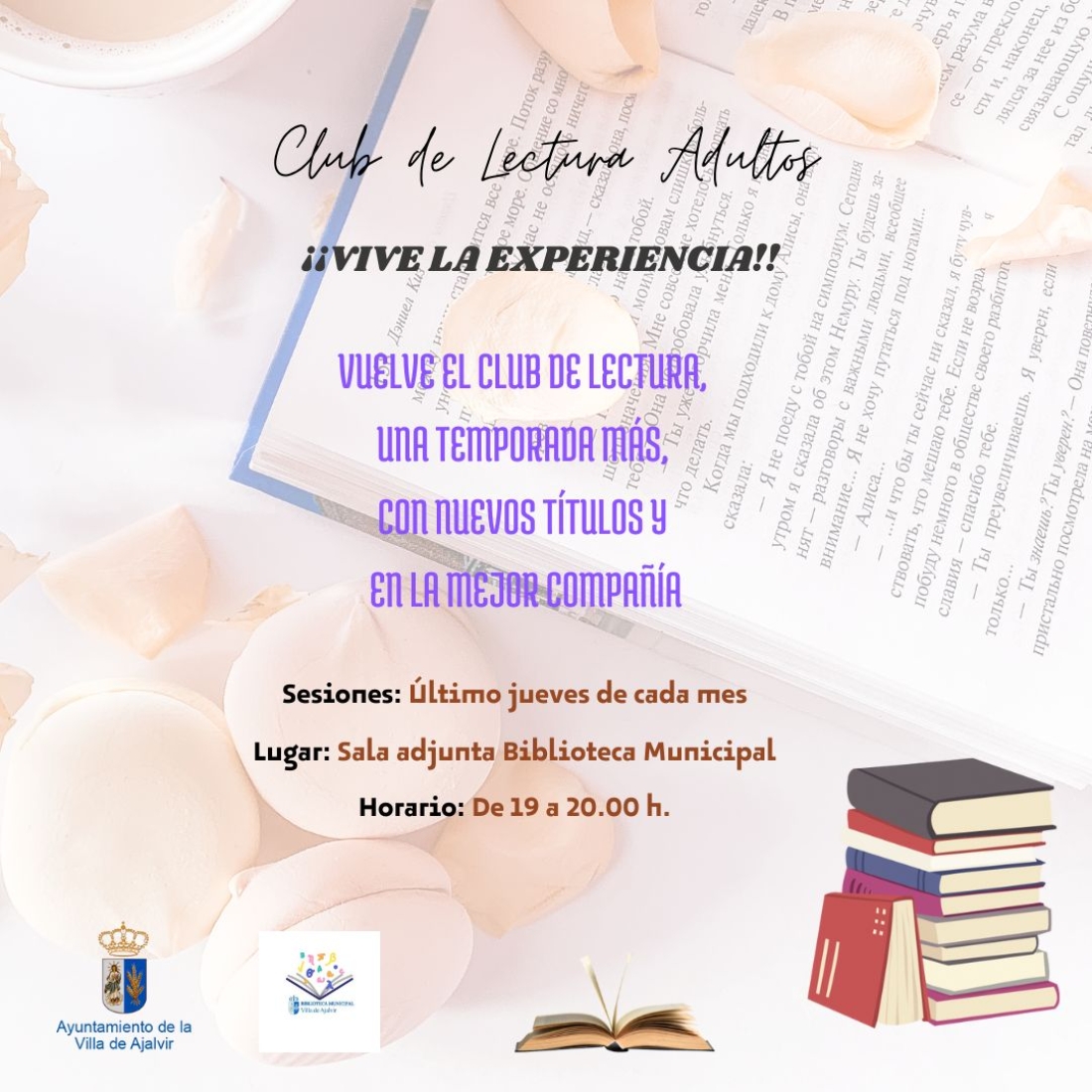 CLUB DE LECTURA PARA ADULTOS · CURSO 2026-2027