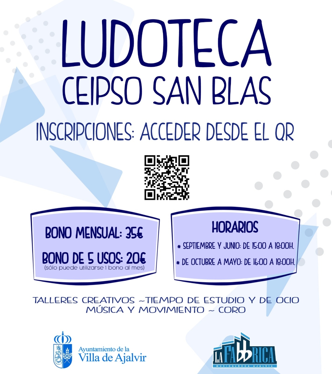 LUDOTECA CURSO ESCOLAR 25- 26