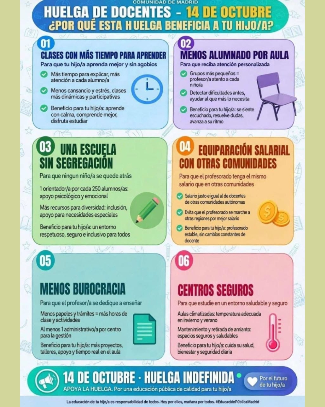 DECLARACIÓN DE APOYO A LA EDUCACIÓN PÚBLICA