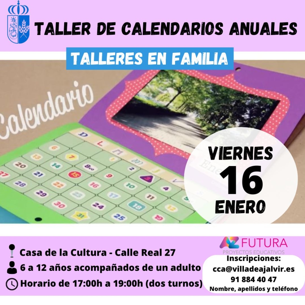 TALLER DE CALENDARIOS ANUALES
