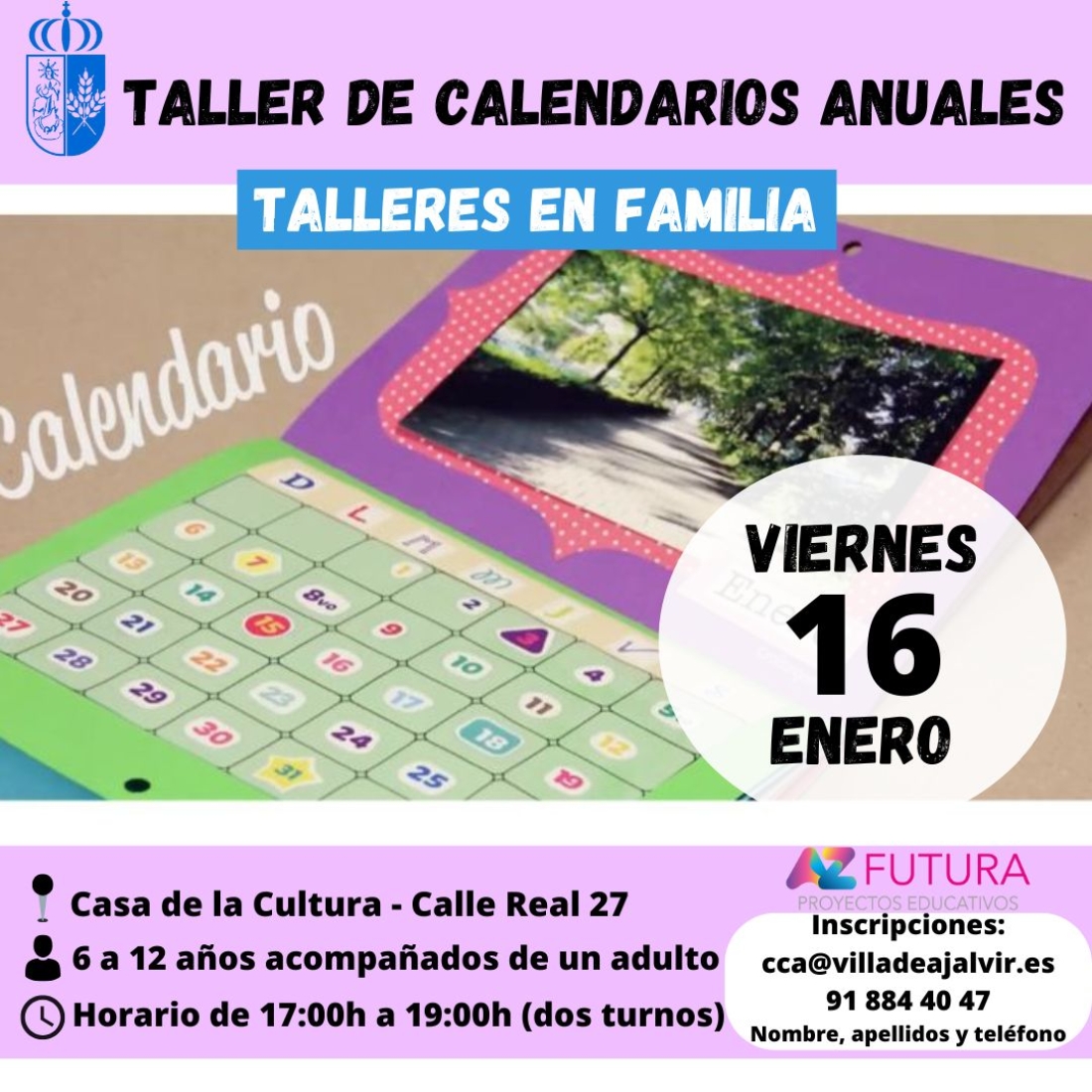 TALLER DE CALENDARIOS ANUALES